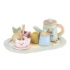 Little Dutch Čajový set dřevěný s květinovým potiskem