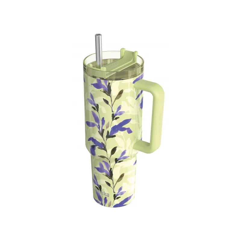 Quokka Nerezový termohrnek s brčkem Stream 1200 ml