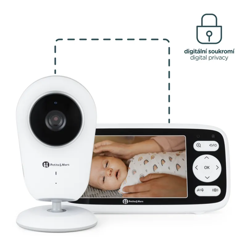 PETITE&MARS Chůvička dětská digitální NANO 4.0