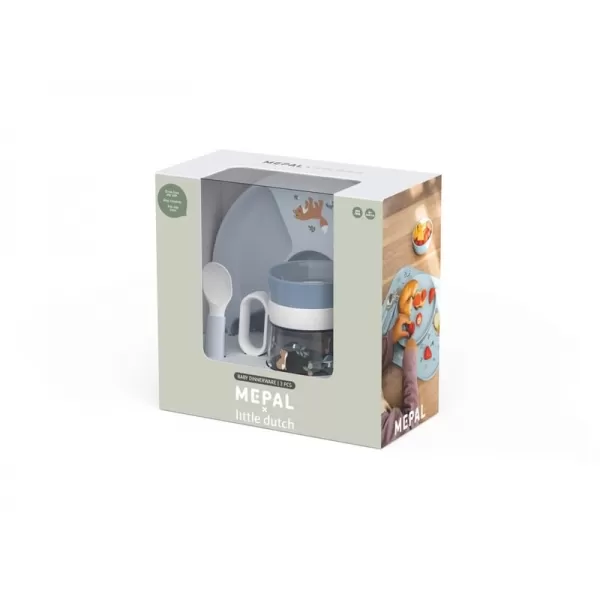 Little Dutch Dětská jídelní sada 3-dílná