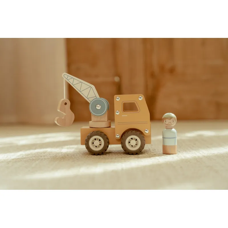 Little Dutch Autojeřáb dřevěný