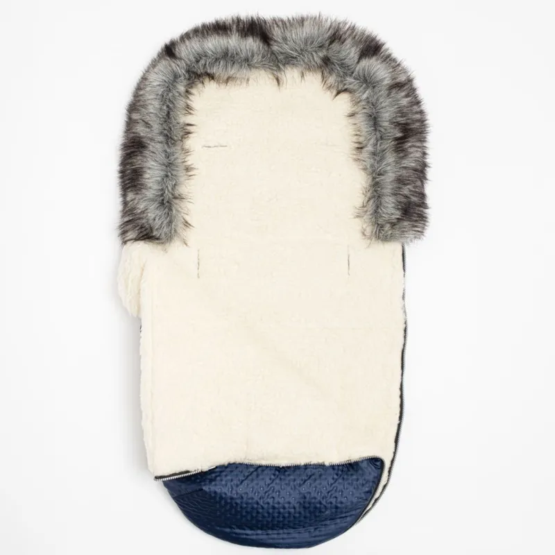 New Baby Zimní fusak Lux Wool blue