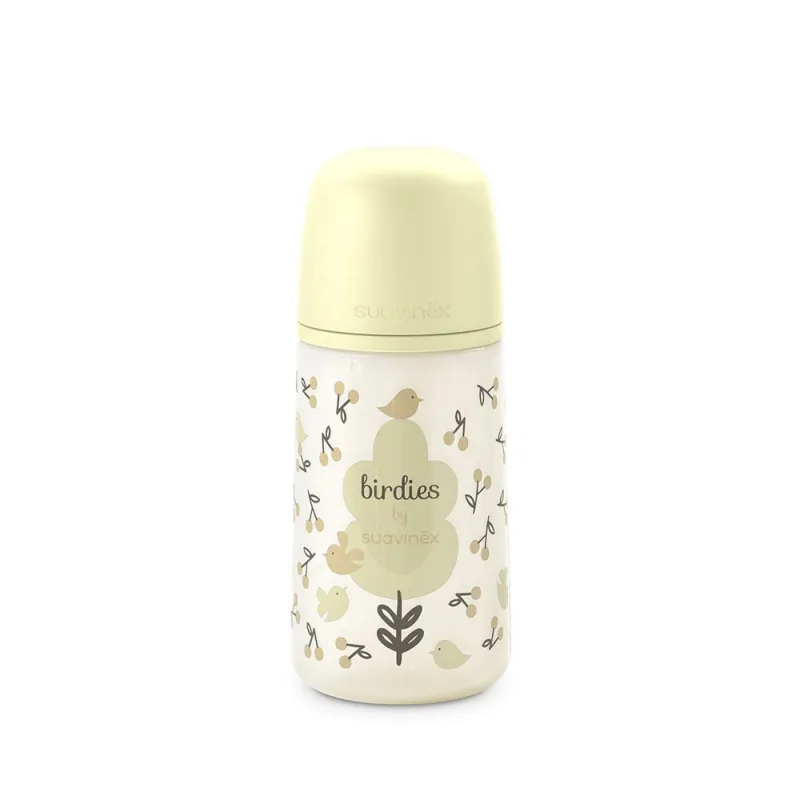SUAVINEX Kojenecká láhev 270 ml M BIRDIES