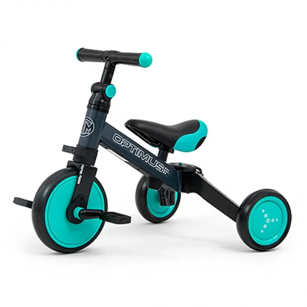Milly Mally Dětská tříkolka 3v1 Optimus mint