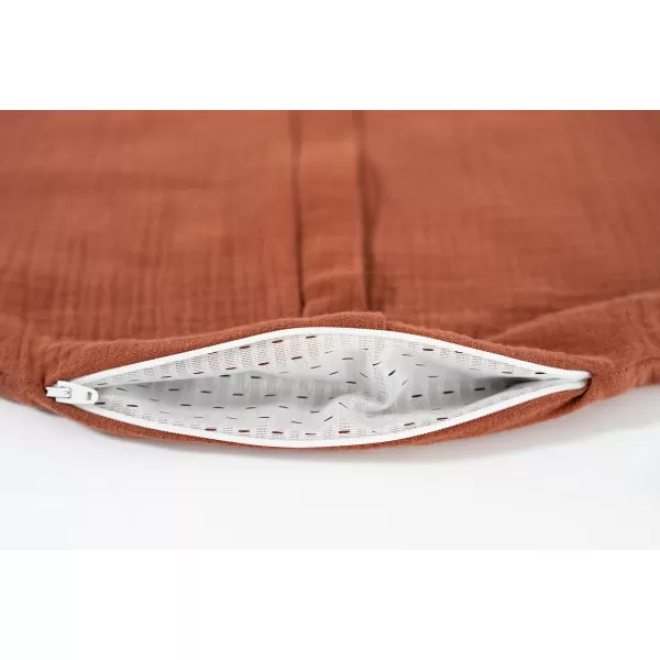 TRÄUMELAND Letní spací pytel Liebmich Musselin Terrakotta 90