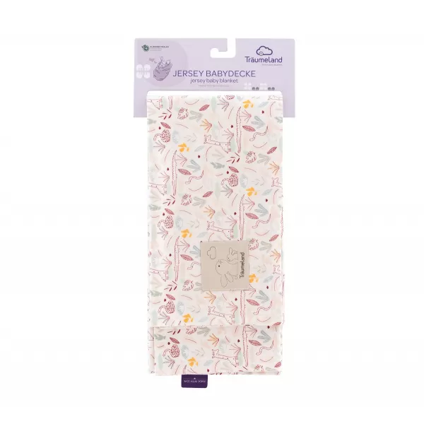 TRÄUMELAND Deka Jersey 100 x 75 cm Dschungel