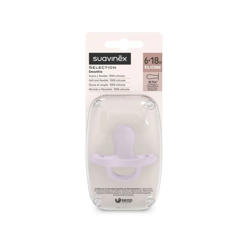 SUAVINEX ŠIDÍTKO fyziologické SILIKON 6-18m SX PRO - COLOUR ESSENCE