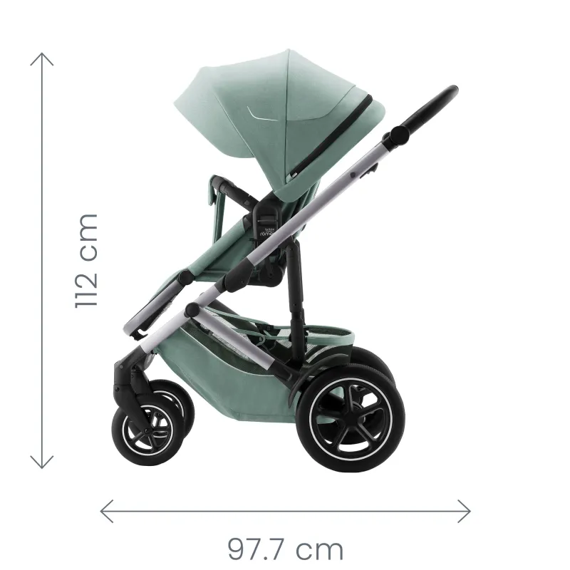 Britax Set kočárek Smile 5Z + hluboká korba + autosedačka Baby-Safe PRO Style