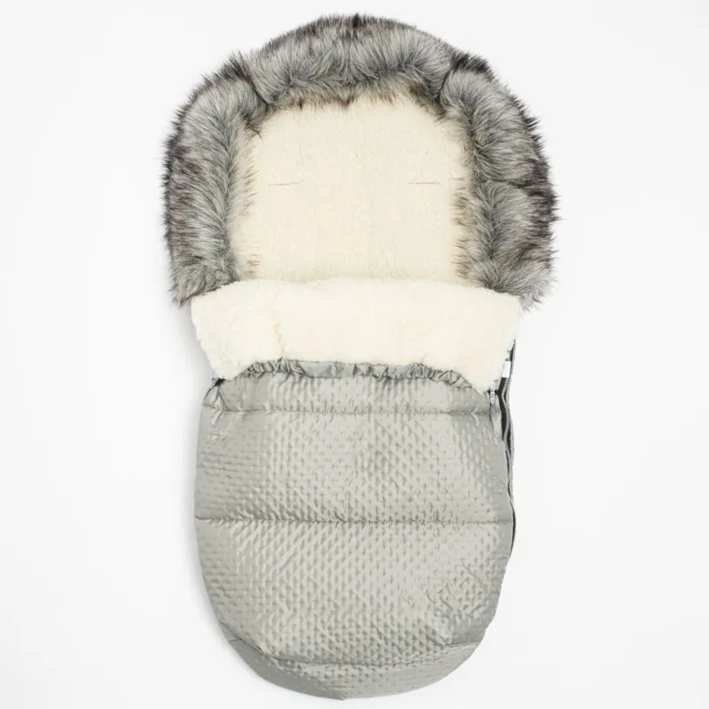 New Baby Zimní fusak Lux Wool grey