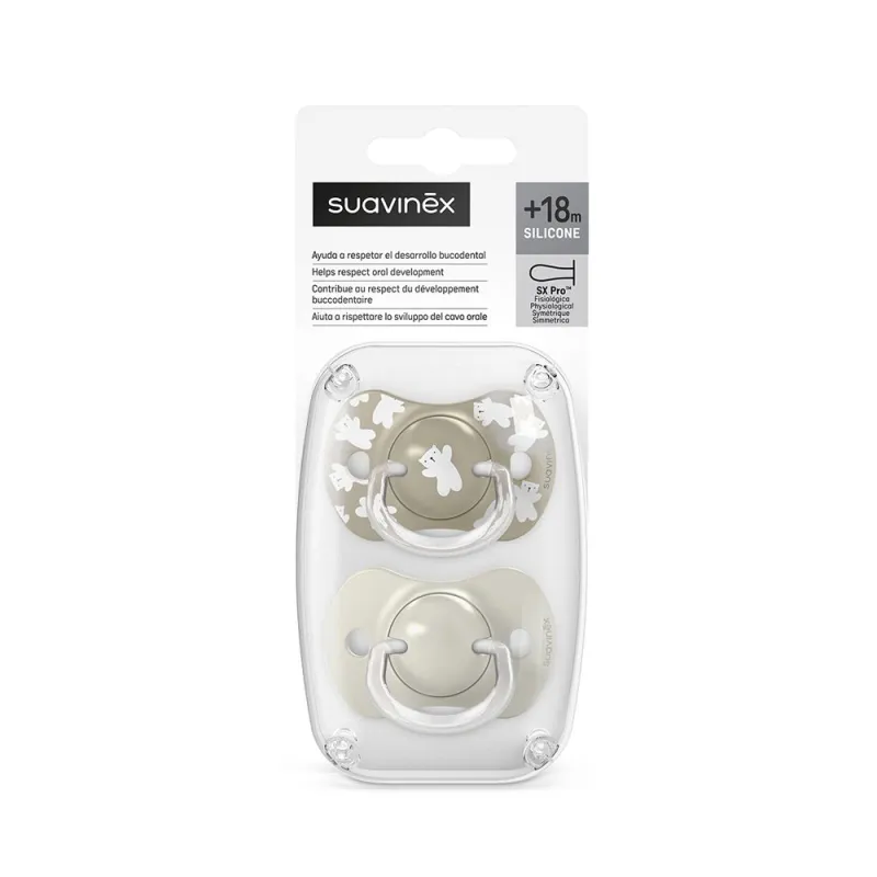 SUAVINEX Dudlík SX PRO fyziologický WILD & FREE +18m 2 ks