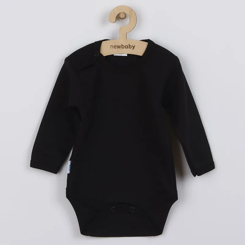 New Baby Body dlouhý rukáv - černé