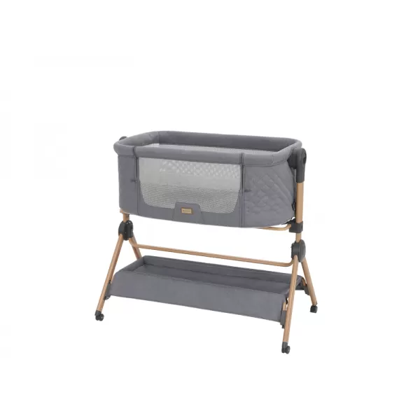 KikkaBoo Postýlka a židlička 2v1 Sleat Me Grey