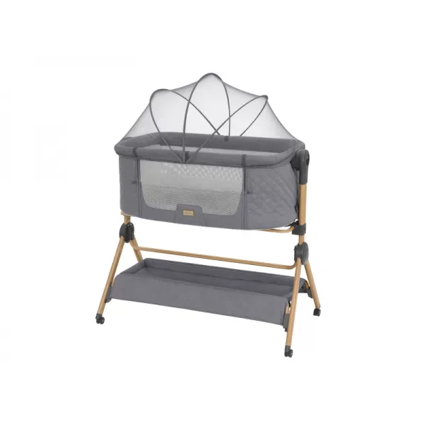 KikkaBoo Postýlka a židlička 2v1 Sleat Me Grey