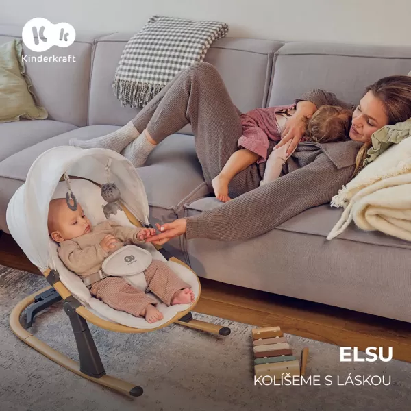 KINDERKRAFT Lehátko Elsu, do 9kg