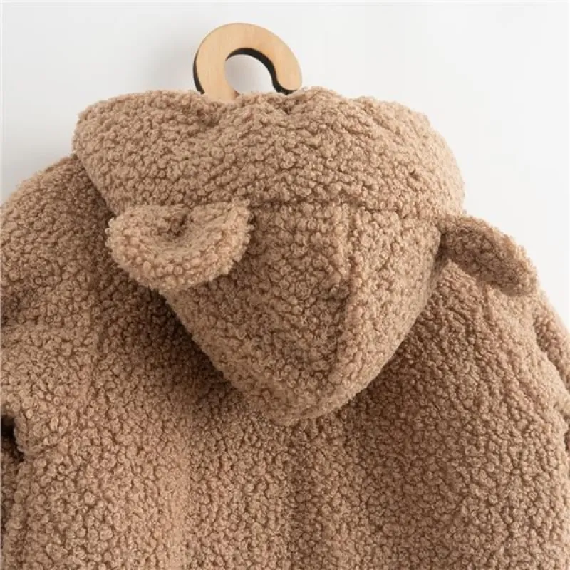New Baby Kojenecký zimní overal bez šlapek Teddy Winter