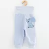 New Baby Kojenecká souprava tričko a tepláčky Happy Elephant blue