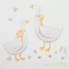 New Baby Přebalovací podložka měkká Husičky 85x70