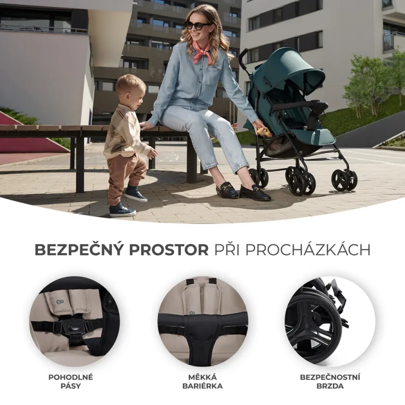 KINDERKRAFT Kočárek golfový Tik