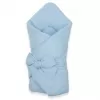 New Baby Mušelínová šněrovací zavinovačka blue