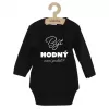 New Baby Dětské body s potiskem Být hodný.....