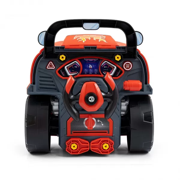 Milly Mally Realistický model přední části auta s otevírací kapotou N-GINE red