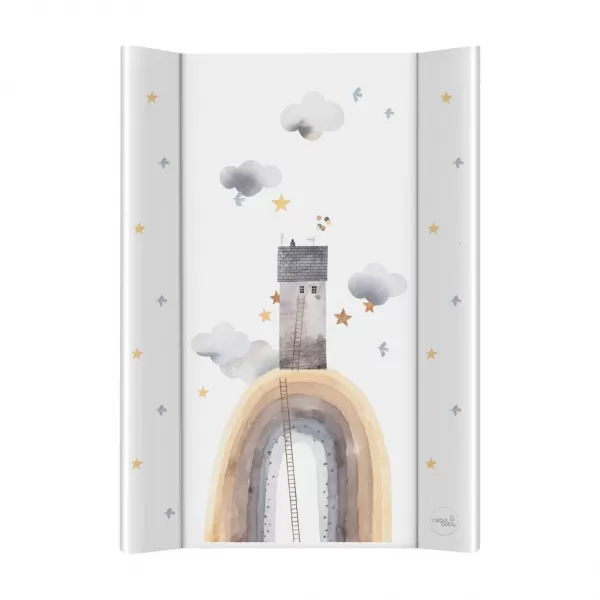 CEBA BABY Podložka přebalovací 2-hranná s pevnou deskou (50x70) Basic