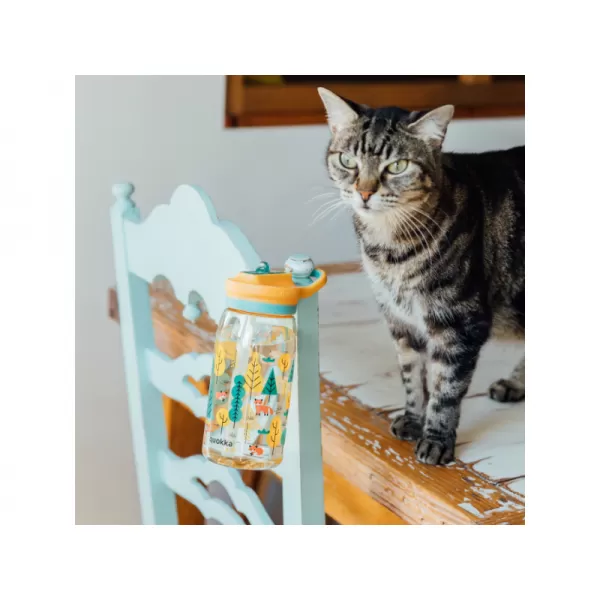 Quokka Plastová láhev s pítkem Glow Kids 580 ml