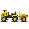 Baby Mix Dětské odrážedlo traktor s vlečkou Benny žlutý
