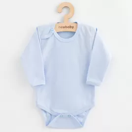 New Baby Kojenecké celorozepínací body Classic II modré