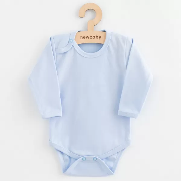 New Baby Kojenecké celorozepínací body Classic II modré