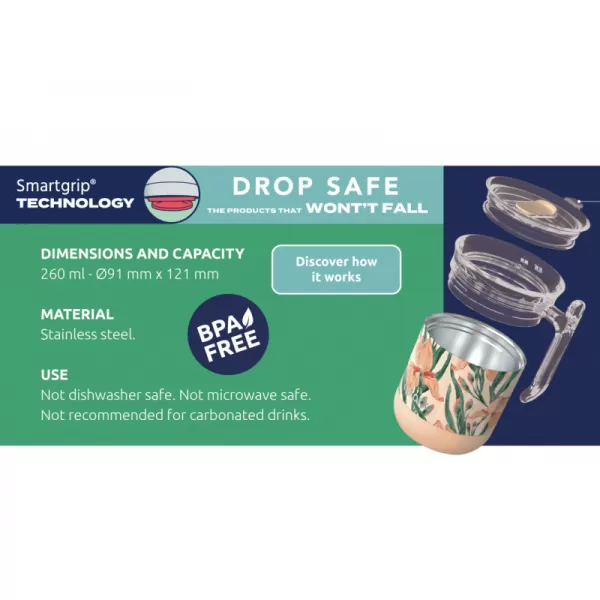 Quokka Nerezový termohrnek Wave 260 ml