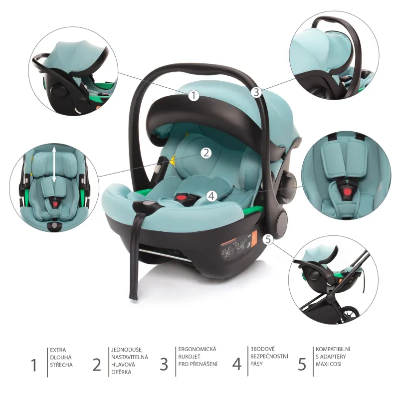 Zopa Autosedačka XM Plus i-Size bundle