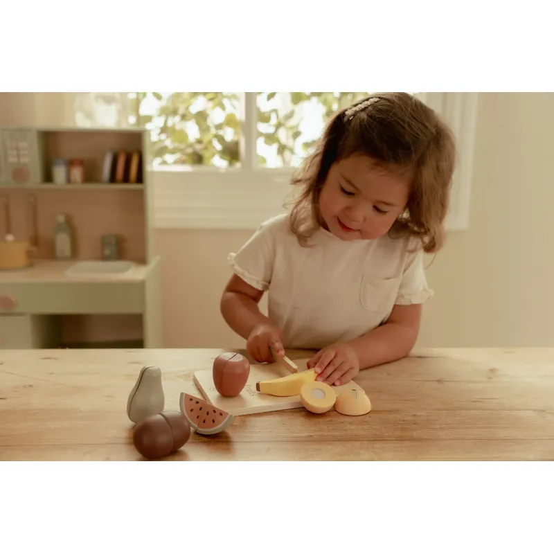 Little Dutch Krájecí ovoce dřevěné