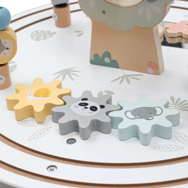 Baby Mix Dřevěný multifunkční stoleček Montessori