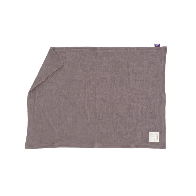 TRÄUMELAND Mušelínová deka 100 x 75 cm Schokopflaume
