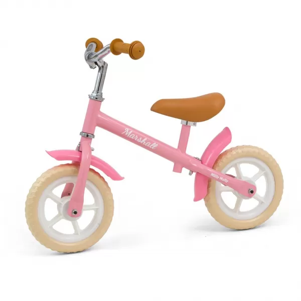 Milly Mally Dětské odrážedlo kolo Marshall Pink