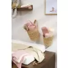 Meyco Mušelínová plena-žínka 3-balení - Soft rose/rose/natural