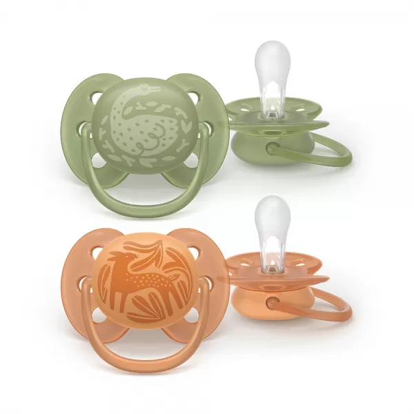 Philips AVENT Šidítko Ultrasoft Premium neutral 18+m obrázek, 2 ks