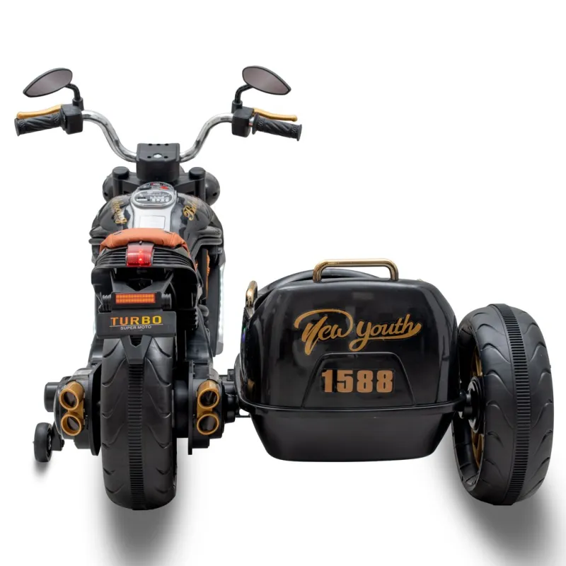 Baby Mix Dětská elektrická motorka SideCar