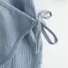New Baby Kojenecký mušelínový overal blue