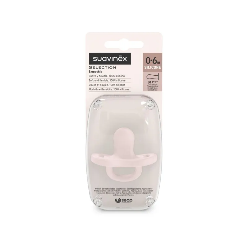 SUAVINEX ŠIDÍTKO fyziologické SILIKON 0-6m SX PRO - COLOUR ESSENCE
