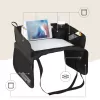 Sipo Skládací stolek do auta s kapsou na tablet