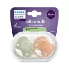 Philips AVENT Šidítko Ultrasoft Premium neutral 18+m obrázek, 2 ks