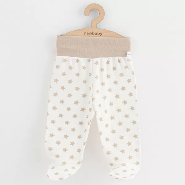 New Baby Kojenecké polodupačky Classic II hvězdy béžové