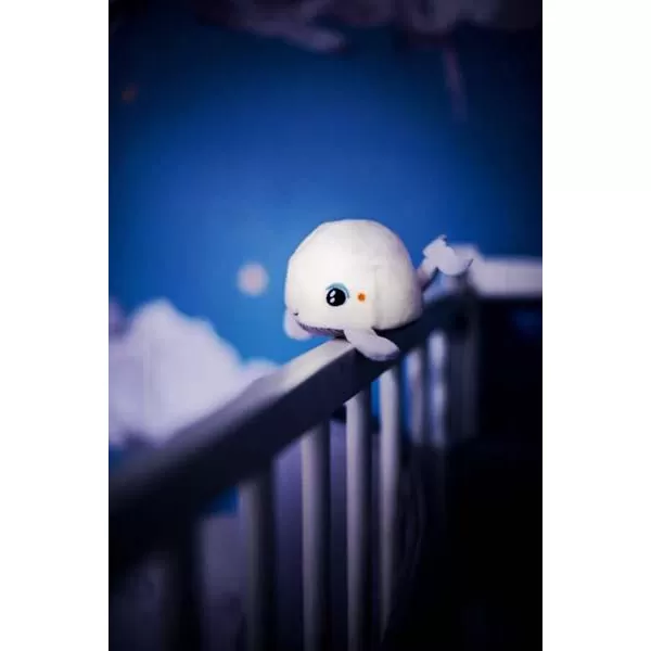 PABOBO Svítící plyšový mazlíček shake velryba (zatřes a svítí!)