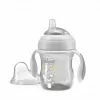CHICCO Hrneček Transition učicí s držadly grey, 4m+
