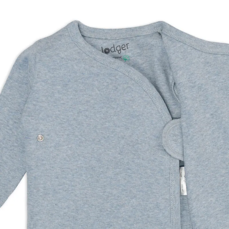 LODGER Zavinovací kabátek Melange Blue Fogg vel. 68