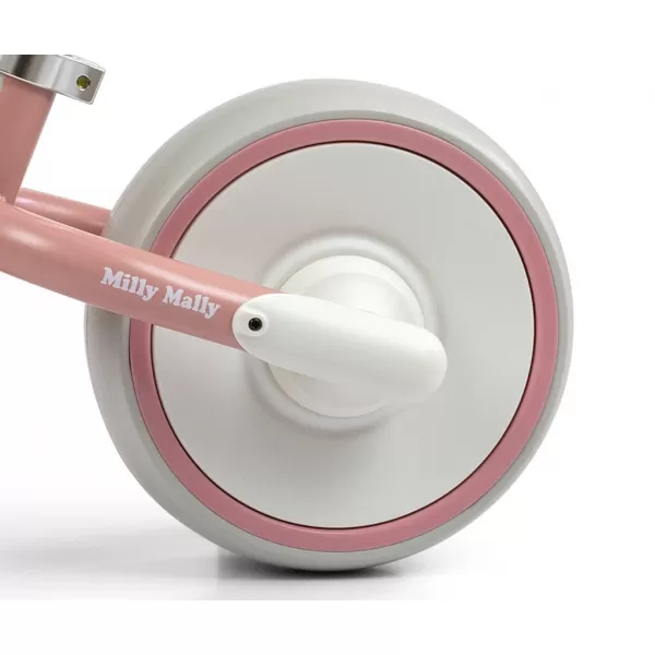 Milly Mally Dětské odrážedlo kolo Skippy pink