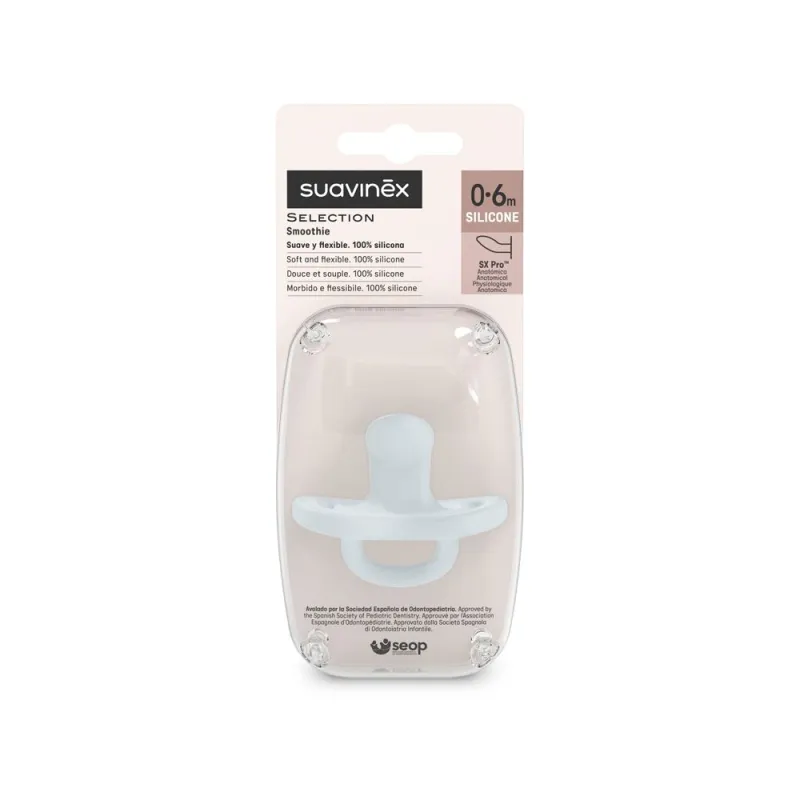 SUAVINEX ŠIDÍTKO anatomické SILIKON 0-6m SX PRO - COLOUR ESSENCE
