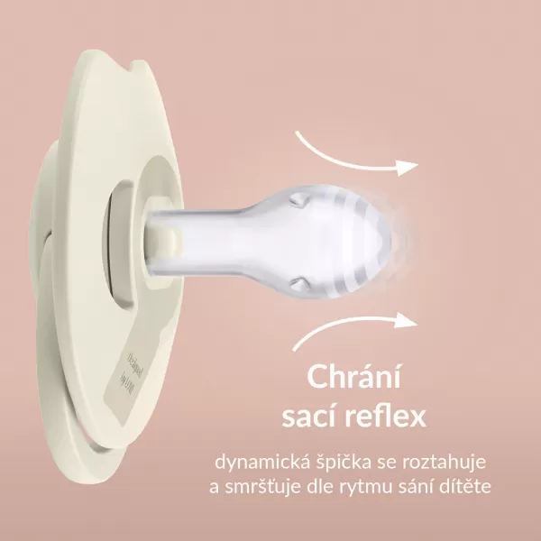 LOVI Dudlík silikonový dynamický Prime 0-6m 1ks Lilac